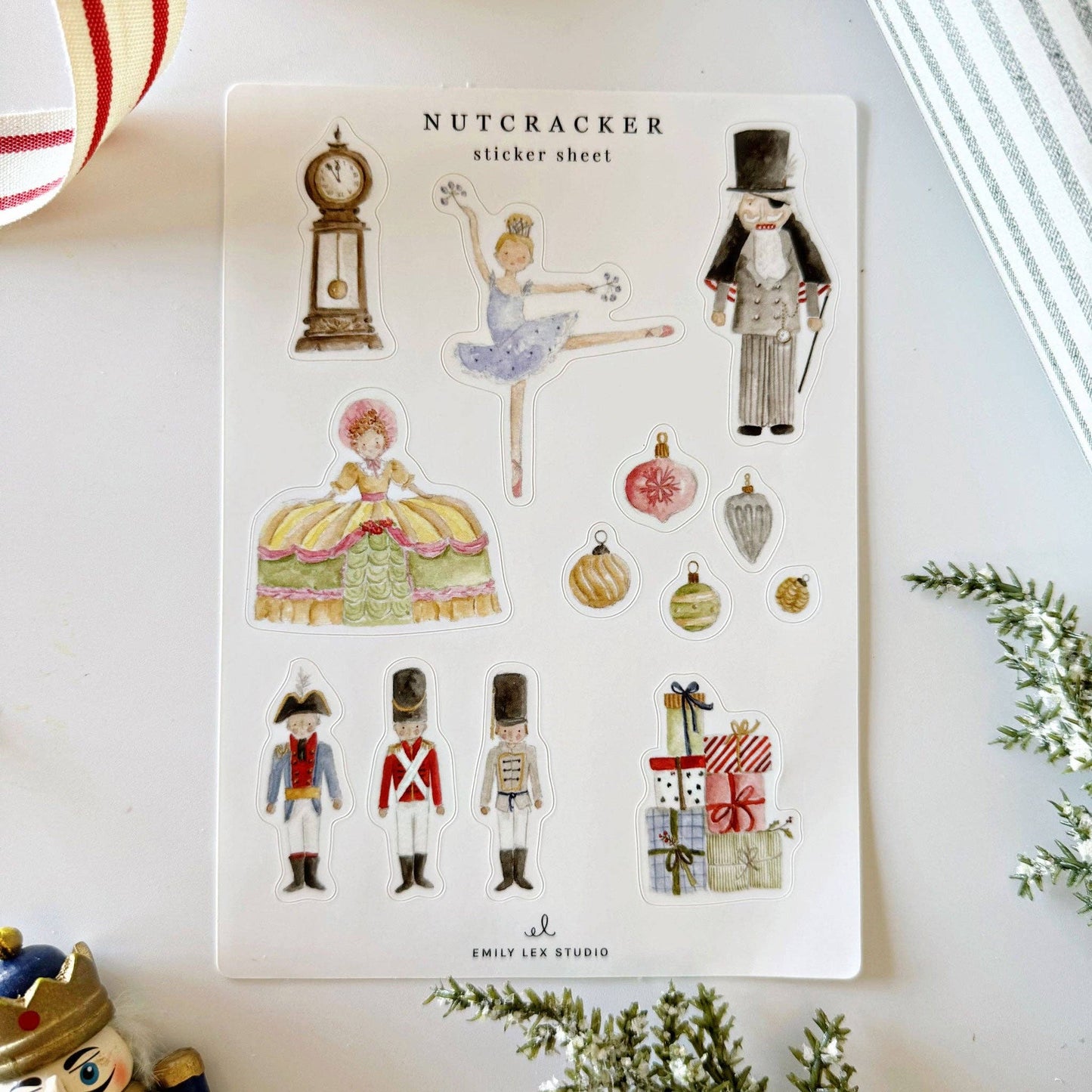 emily lex studio - Nutcracker sticker sheets