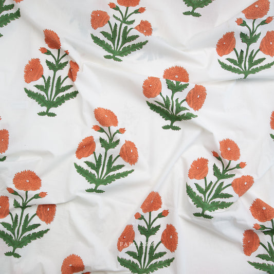 Boho Floral Sienna | Indian Block Print Cottage | Fableism
