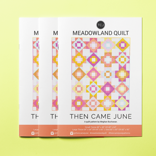 Meadowland Quilt Paper Pattern | Then Came June