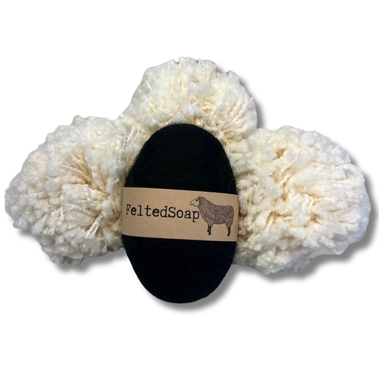 Twisted Purl LLC - Felted Soap Solid Black