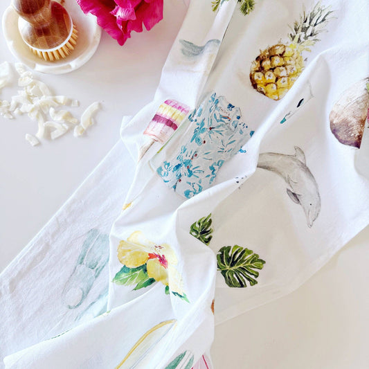 emily lex studio - Tropical tea towel