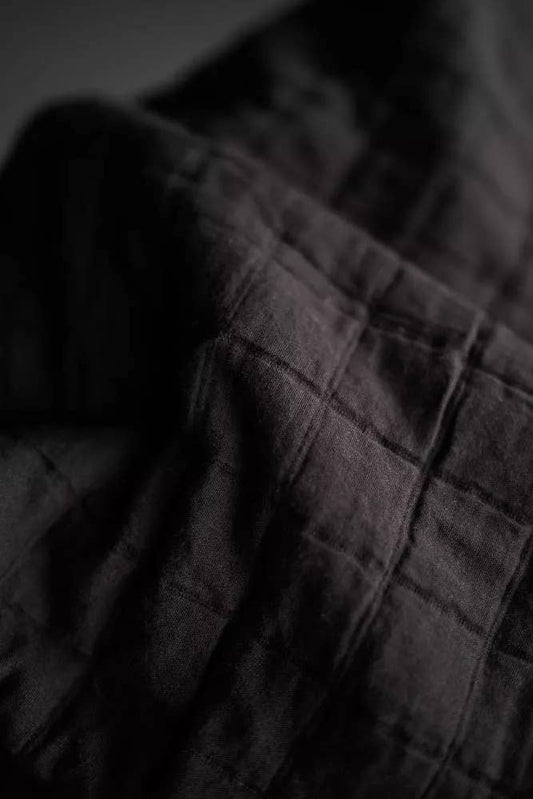 Merchant and Mills - Lunar Black Jacquard Cotton