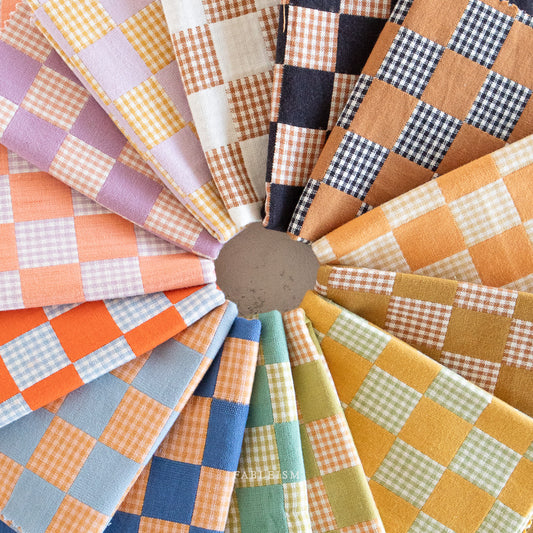 Checkmate Checkers | Fat Quarter Bundle | Fableism Supply Co. | Pre-Order