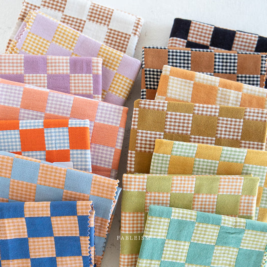 Checkmate Checkers | Fat Quarter Bundle | Fableism Supply Co. | Pre-Order
