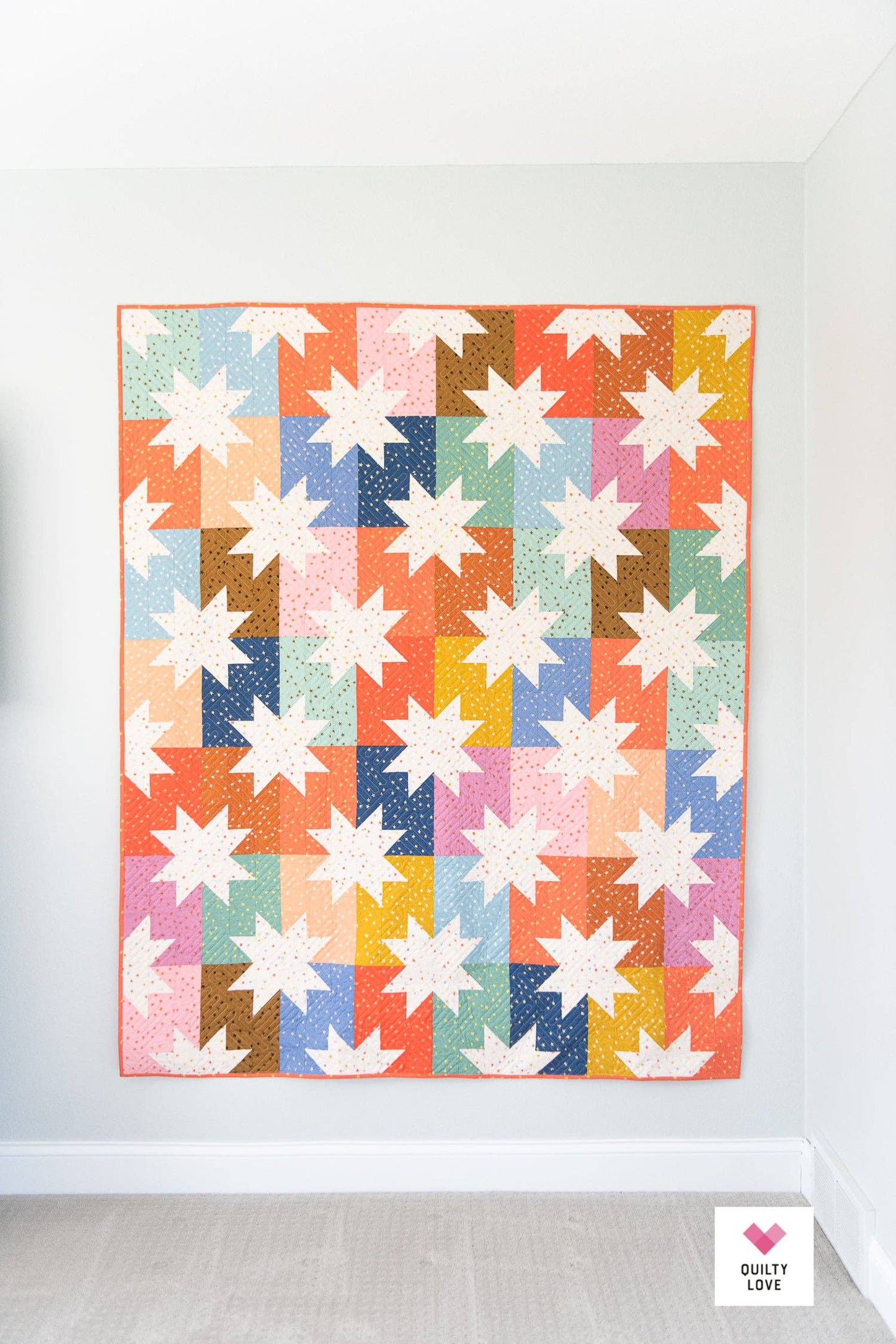 Quilty Love - Star Pop PAPER Quilt Pattern