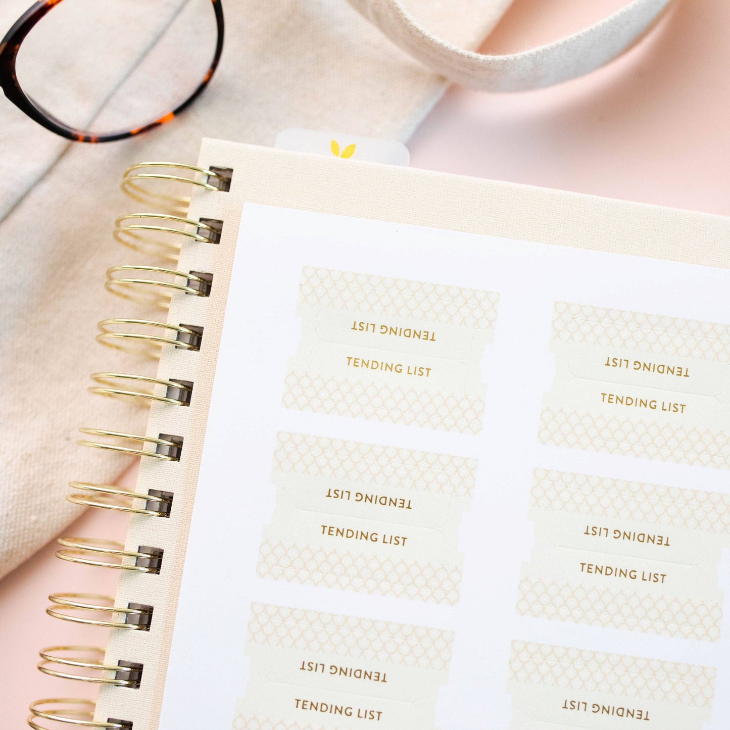 Cultivate What Matters - Neutral Planner Tabs Pack