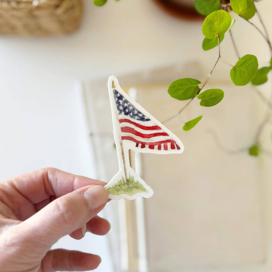 emily lex studio - American flag sticker