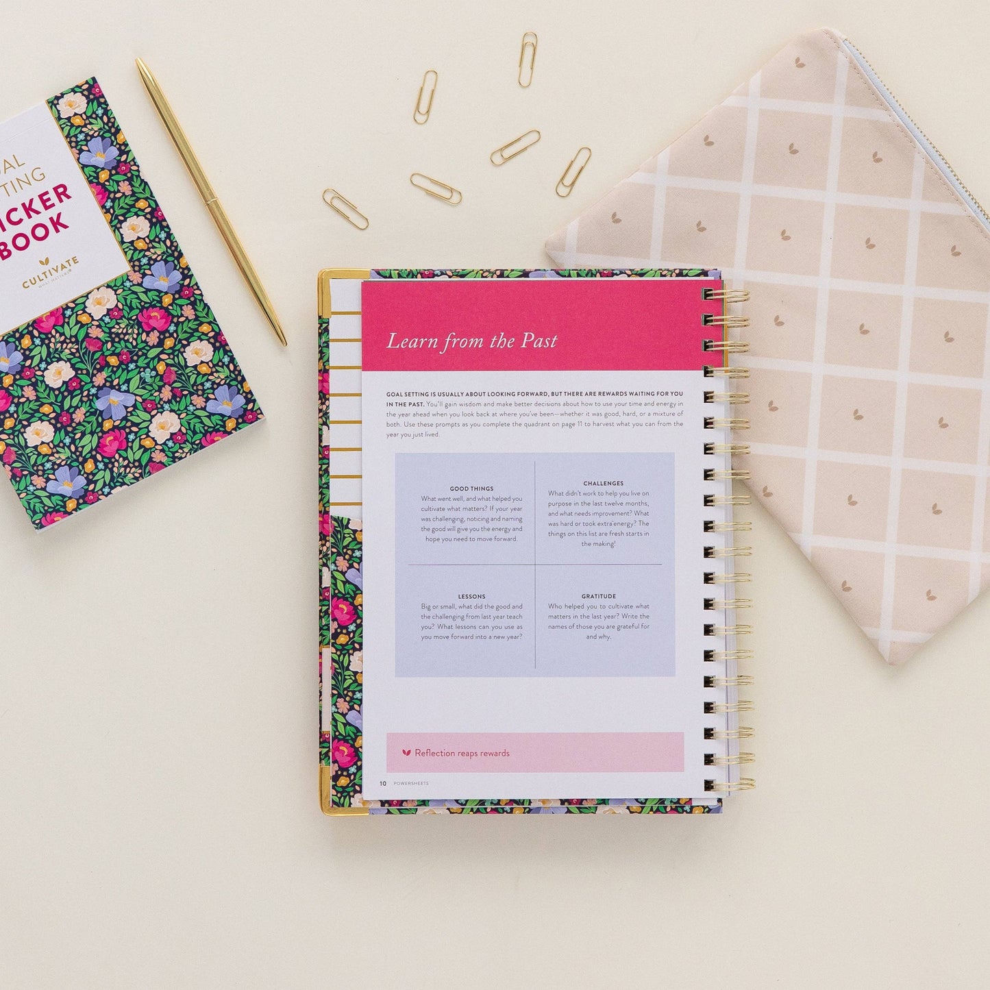 Cultivate What Matters - 2026 One-Year PowerSheets® Goal Planner | Berry