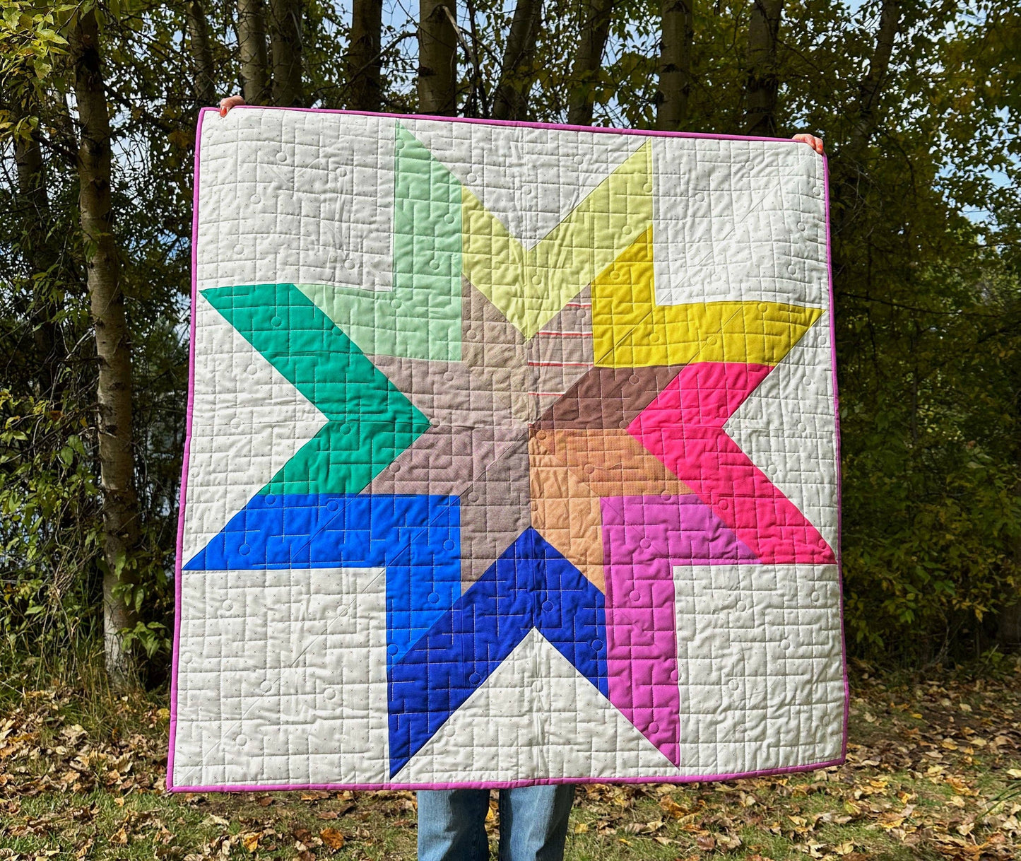 Plains and Pine - PP-16 Trailing Star Quilt Pattern