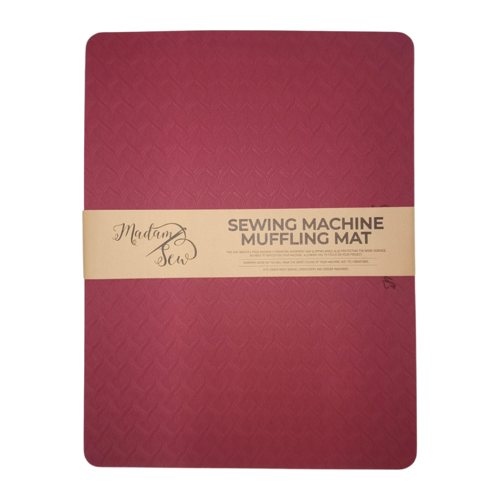 Madam Sew - Sewing Machine Muffling Mat - Reduces Sewing Machine Vibrations, Movement and Slipping