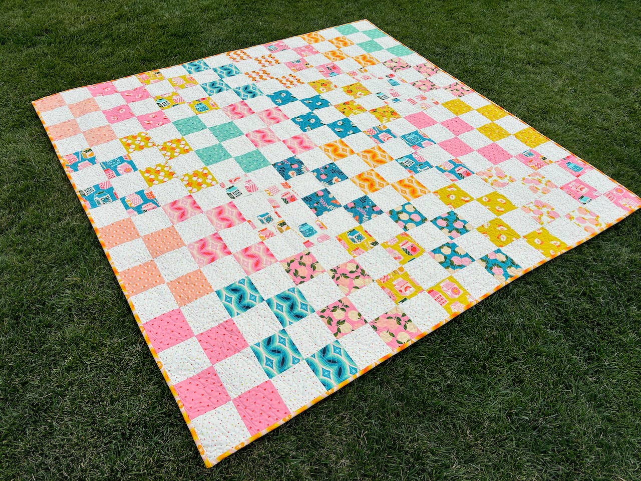 Layer Cake Squared Quilt Pattern - Printed