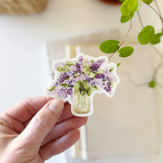 emily lex studio - Lilac bouquet sticker