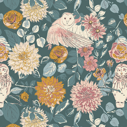 Owl Things Floral | Willow | Sharon Holland | AGF