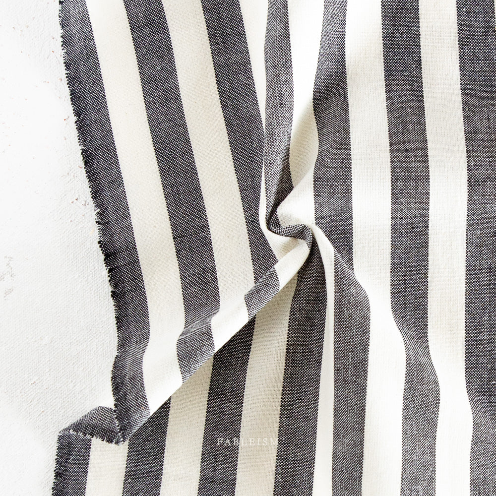 Stripe in Licorice  | SWH-107-LICORICE | Swedish Holiday | The House That Lars Built | Fableism Supply Co.