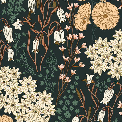 Bluebells & Buttercups Lark - Canvas